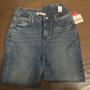 Just Fab Mid / Dark Wash blue jeans size 26 NWT